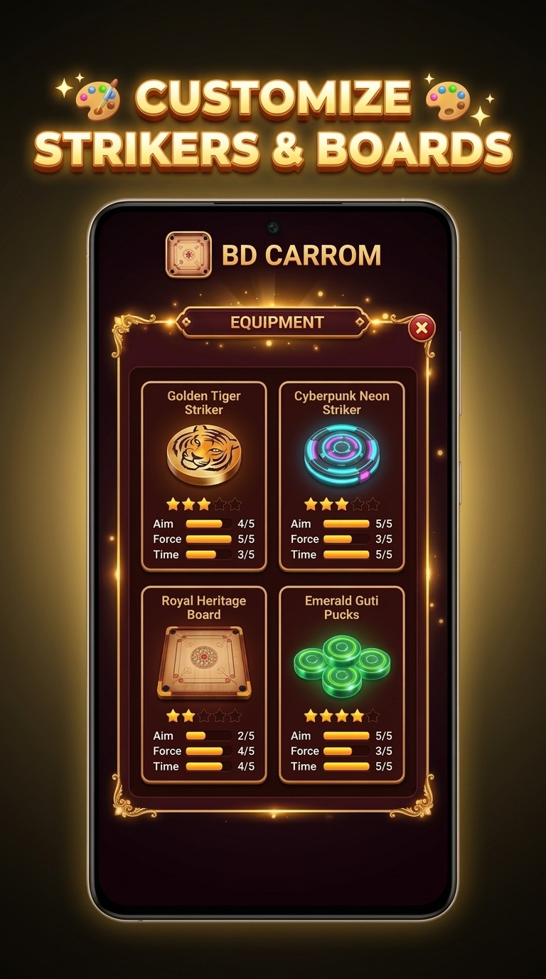 Board & Striker Customization